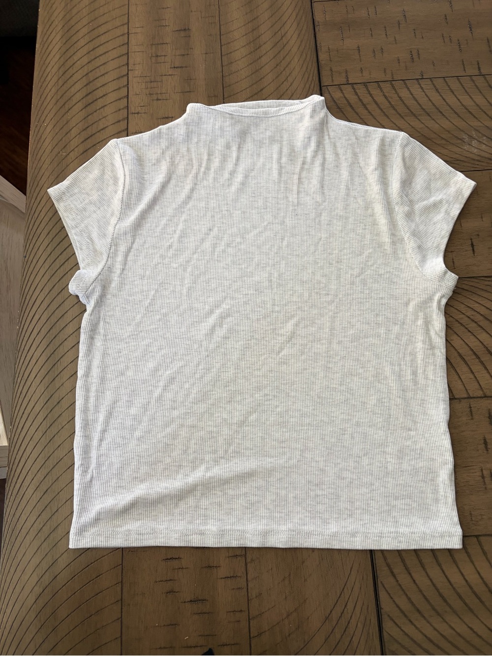 3 wild fable light grey-green-brown Ribbed Crewneck Short Sleeve Tees